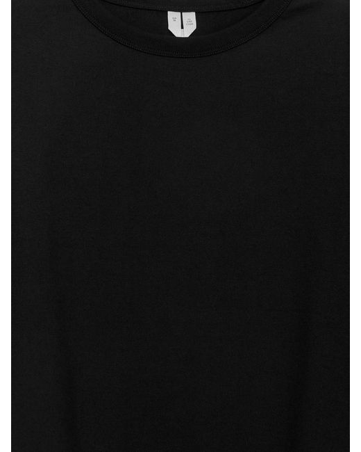 ARKET Black 270 Gsm Oversized T-Shirt for men
