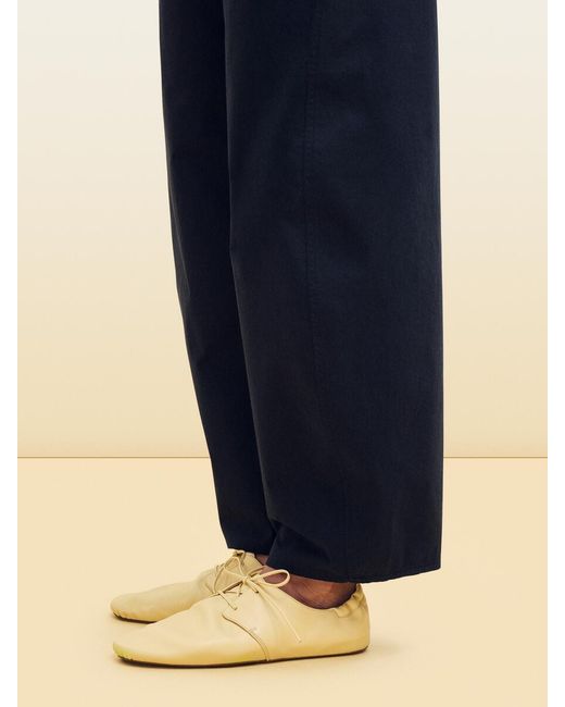 ARKET Natural Soft Leather Lace-Up Shoes