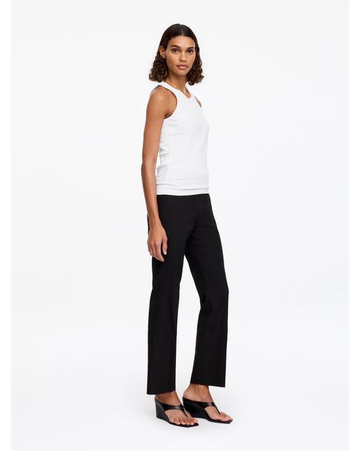 ARKET White Ribbed Tank Top