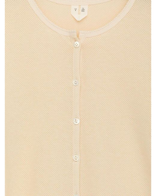 ARKET Natural Mesh Top