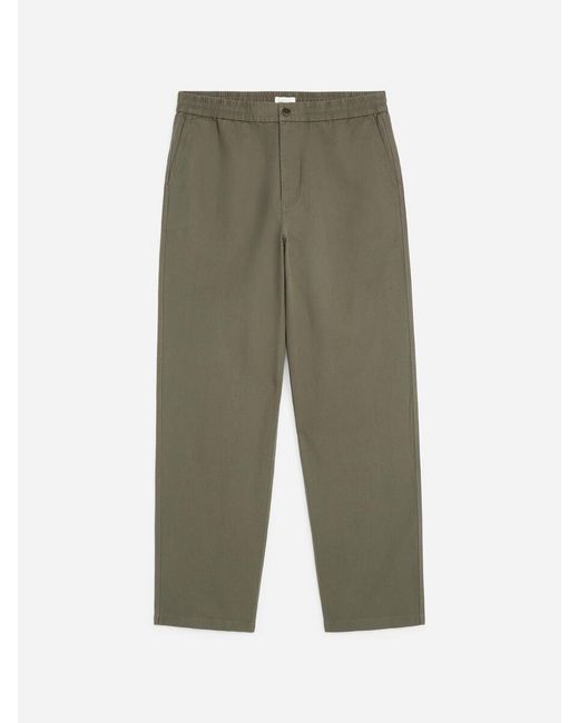 ARKET Blue Linen Blend Trousers for men