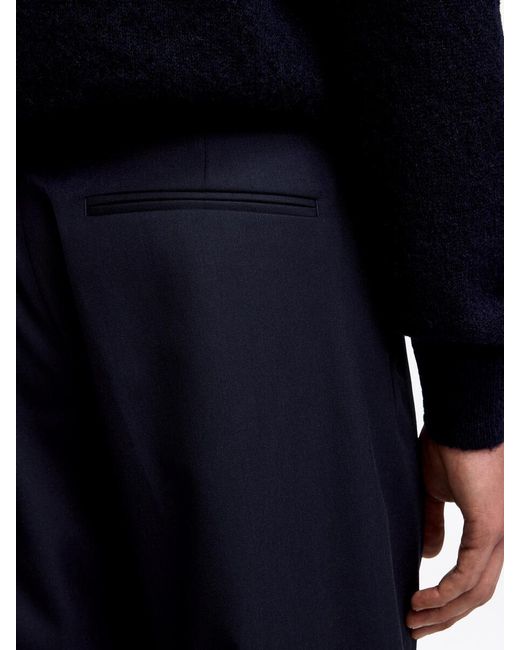 ARKET Blue Relaxed Tailored Trousers for men