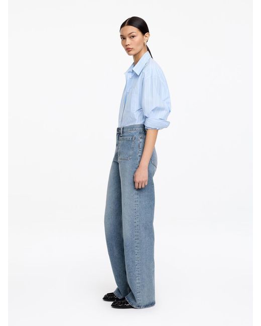 ARKET Blue Lupine Flared Jeans