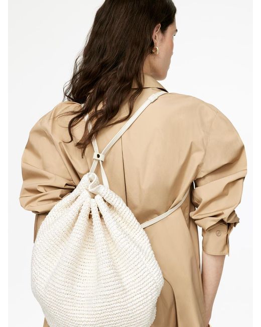 ARKET Natural Oversize-Hemdkleid