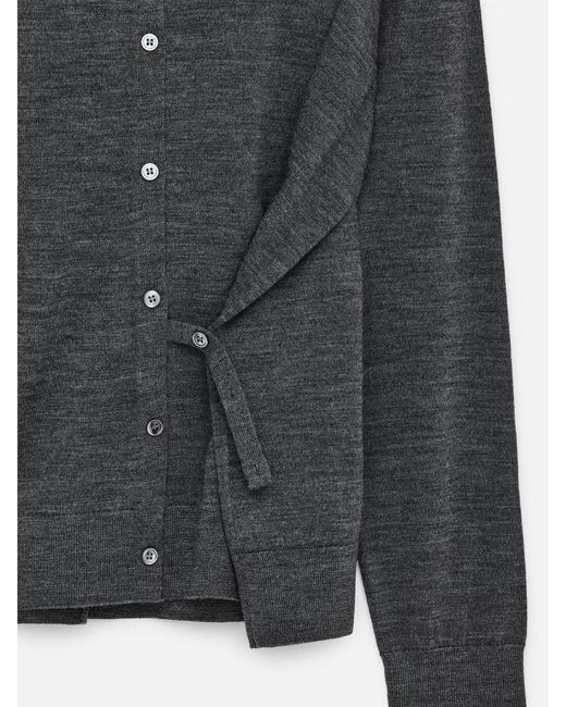 ARKET Gray Merino Wool Cardigan
