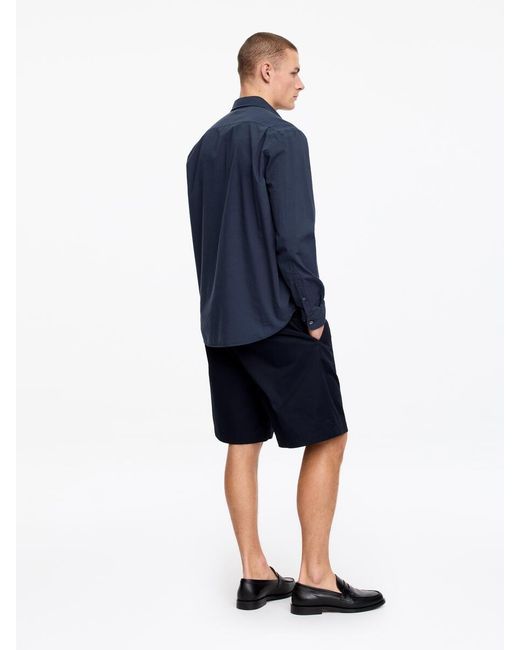 ARKET Blue Regular Cotton Lyocell Shirt for men