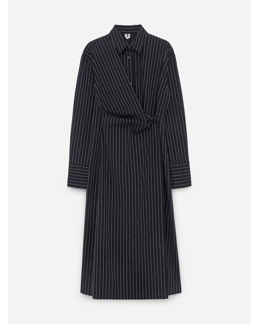 ARKET Blue Midi Wrap Dress