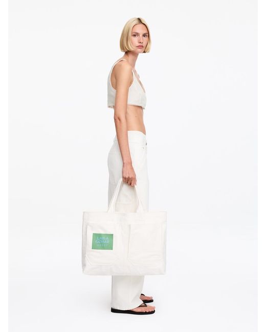 ARKET White And Laila Gohar Bralet Top
