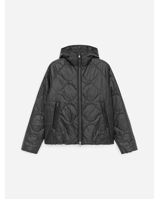 ARKET Black Active Hooded Jacket for men