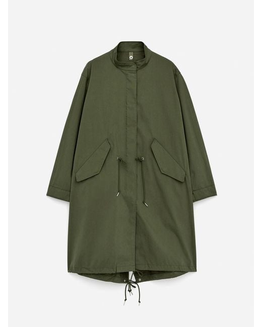 ARKET Green Unlined Fishtail Parka