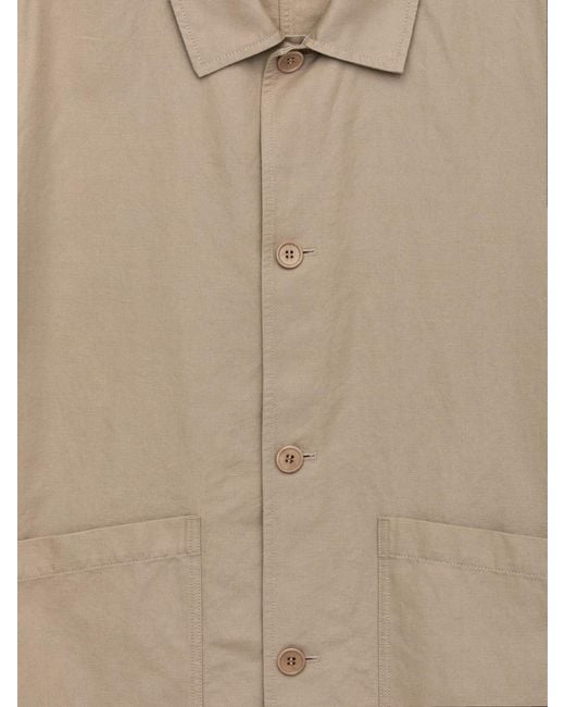 ARKET Natural Linen-Cotton Jacket for men