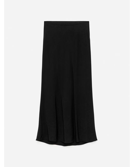 ARKET Black Drape Maxi Skirt