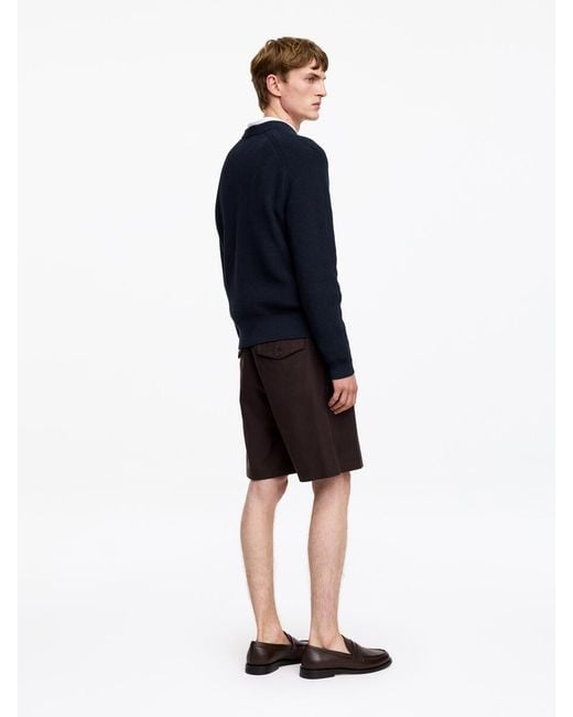 ARKET Blue Cotton Crew Neck Jumper for men