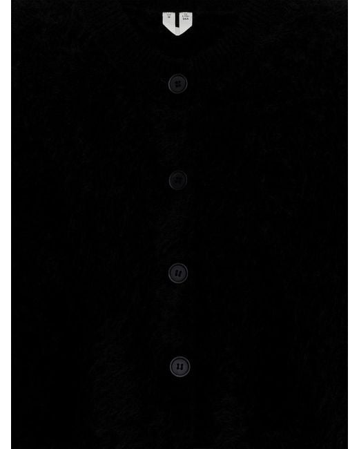 ARKET Black Pure Brushed-Cashmere Cardigan