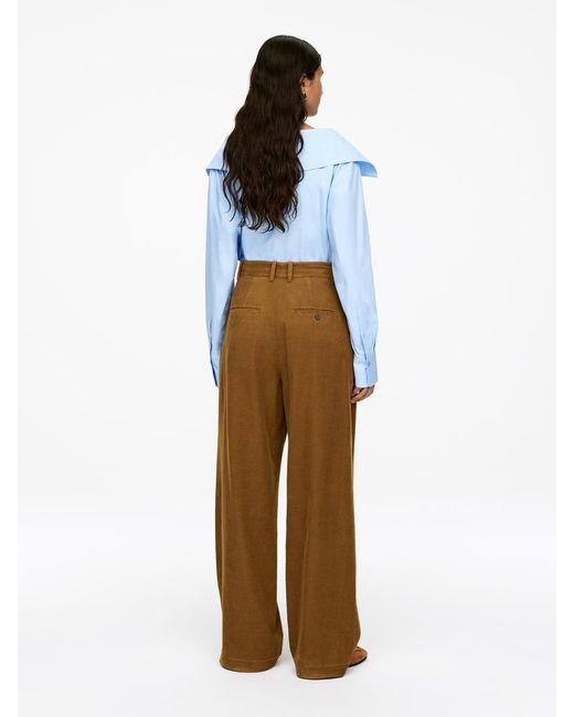 ARKET Yellow Cordhose Mit Hohem Bund
