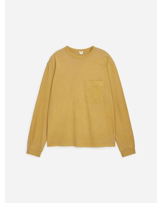 ARKET Natural Relaxed Long-Sleeve T-Shirt for men