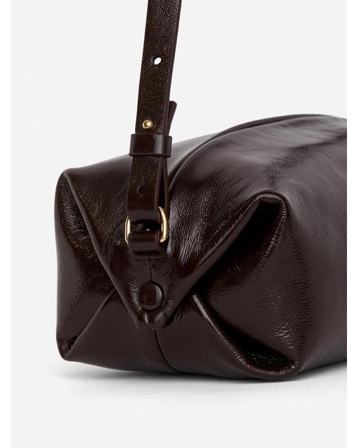 ARKET Red Umhängetasche Aus Lackleder