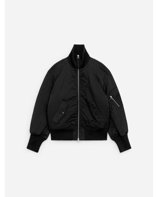 ARKET Black Nylon Jacket