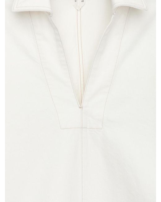 ARKET White Denim Tunic