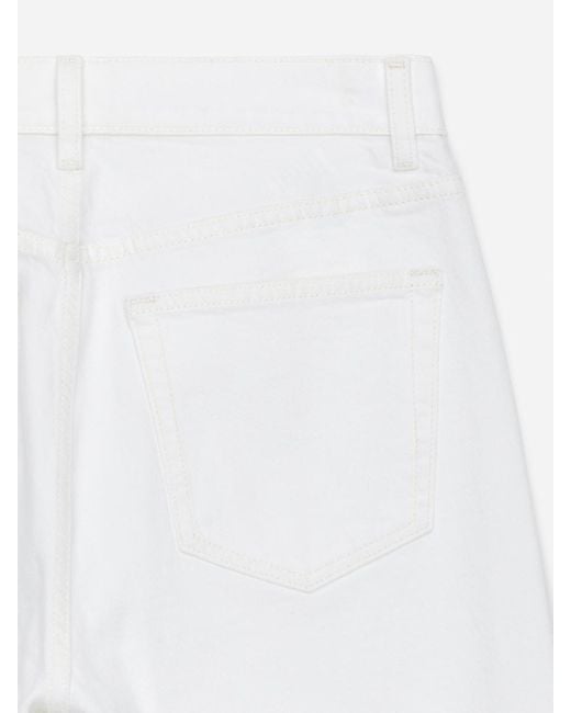 ARKET White Jade Cropped Slim Jeans