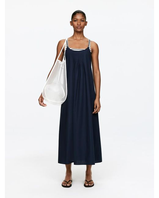 ARKET Blue Kleid Mit Bindedetail