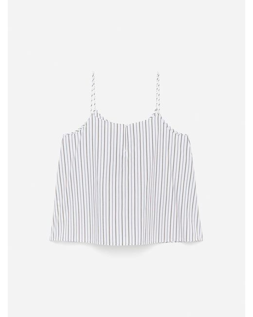 ARKET White Cotton Strap Top