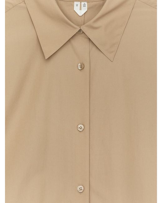 ARKET Natural Oversize-Hemdkleid