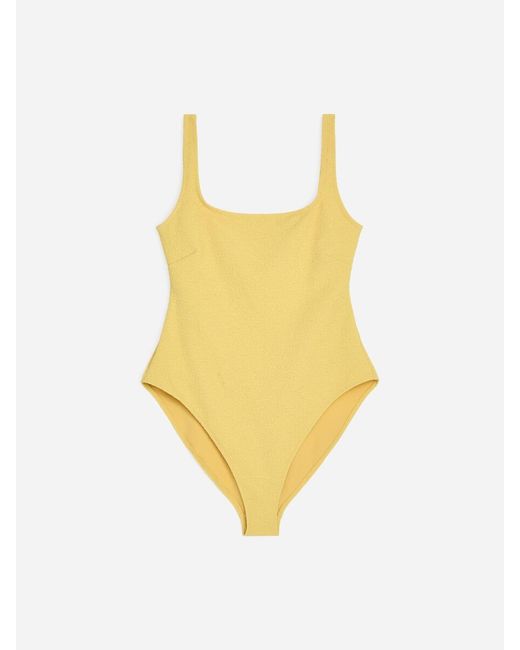 ARKET White Structured Swimsuit