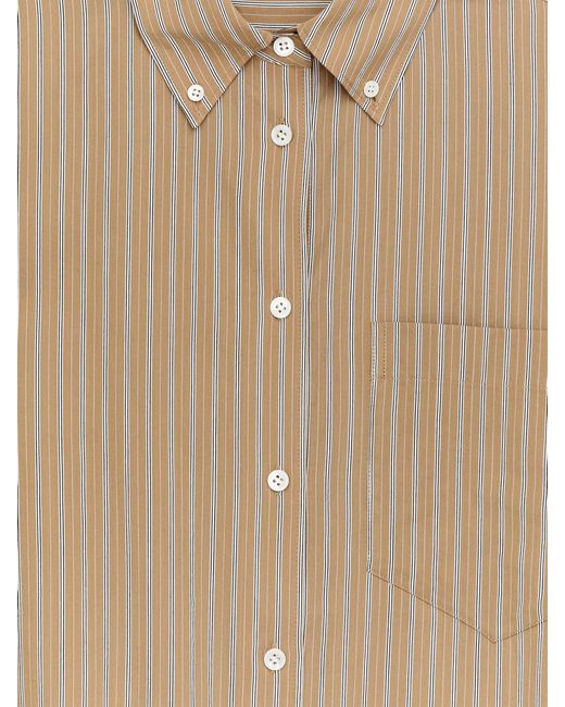 ARKET Natural Cotton-Silk Shirt