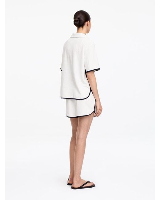 ARKET White Towelling Top