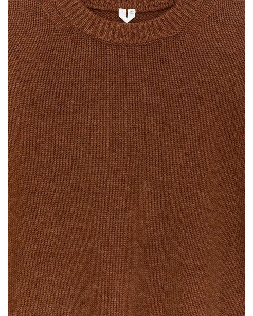 ARKET Brown Heavy Knit Wool Jumper for men