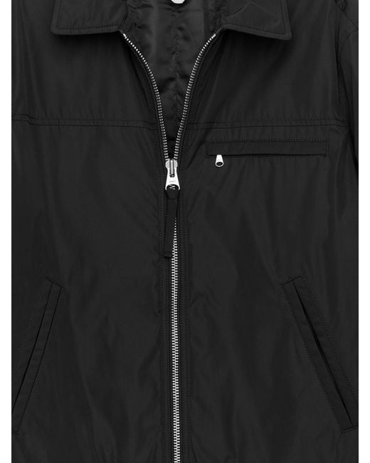 ARKET Black Boxy Nylon Jacket for men