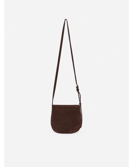 ARKET Black Split Suede Crossbody Bag