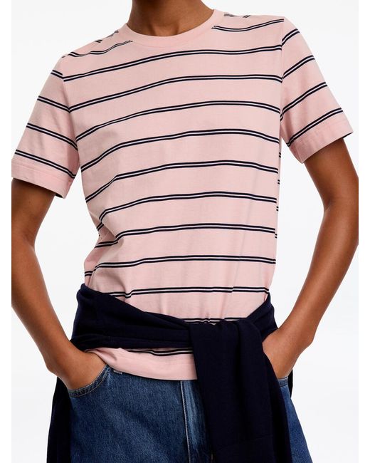 ARKET Red Signature Short-Sleeve T-Shirt