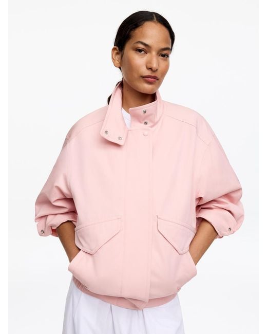 ARKET Pink Harrington Jacket
