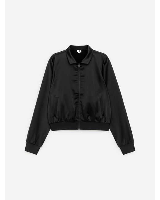 ARKET Black Satin Jacket