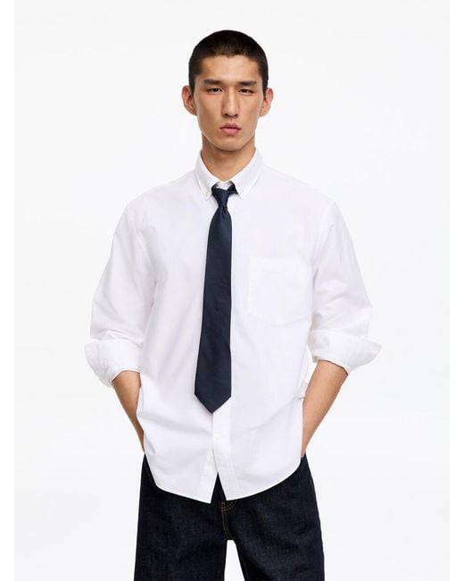 ARKET White Silk Tie for men