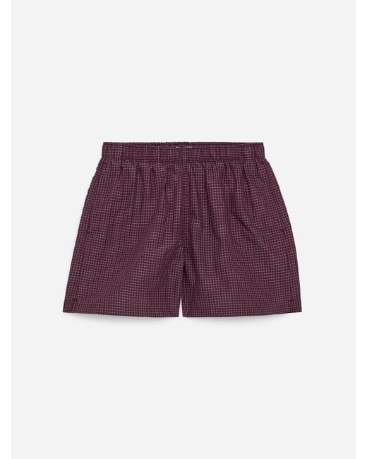 ARKET Red Allover-Printed Swim Shorts for men