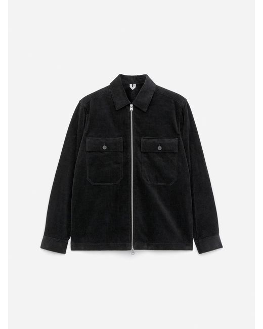 ARKET Black Corduroy Overshirt for men