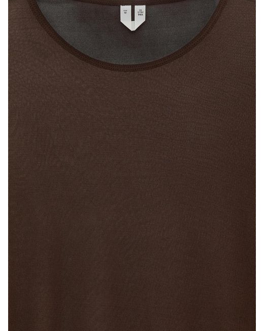 ARKET Black Slim Silk Top