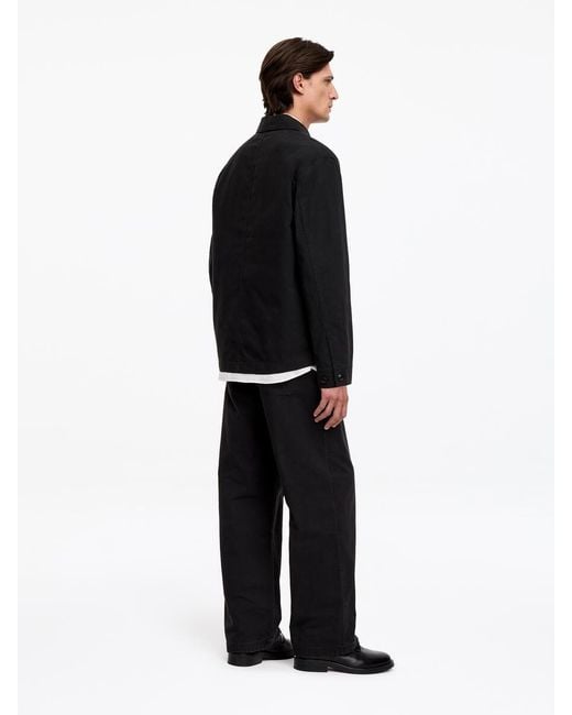 ARKET Black Utility Overshirt for men