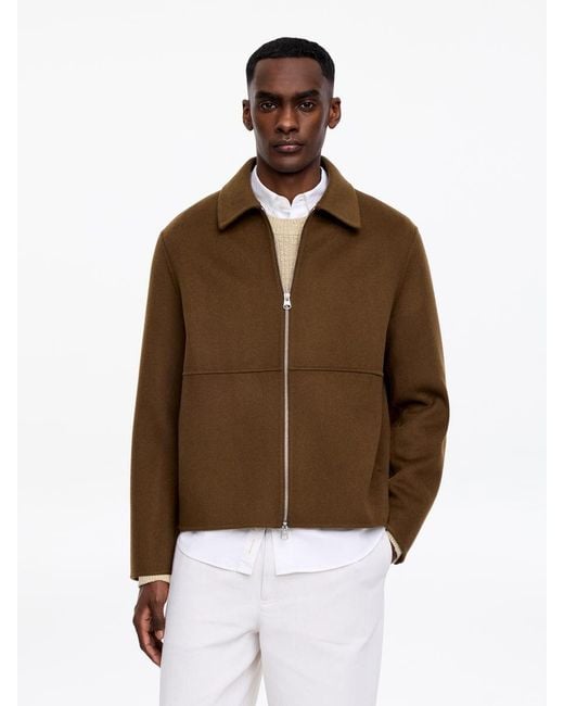 ARKET White Wool Doublé Jacket for men