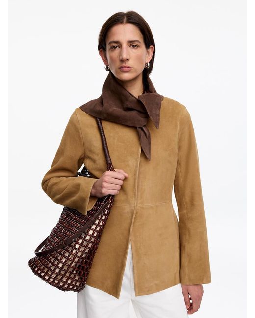 ARKET Natural Suede Jacket