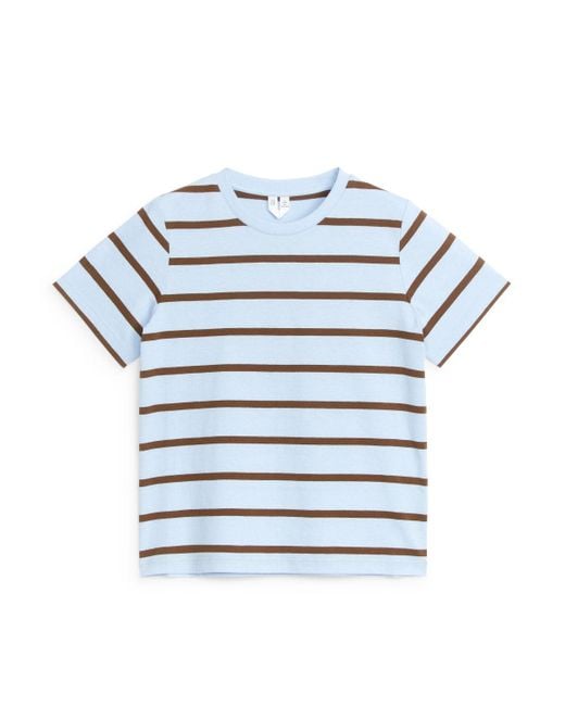 ARKET Blue Stripe T-shirt