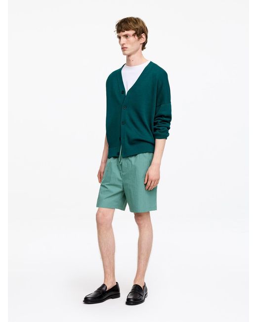 ARKET Green Relaxed Pull-On Shorts for men
