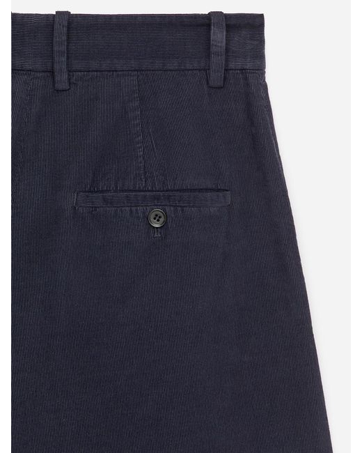 ARKET Blue High-Waist Corduroy Trousers