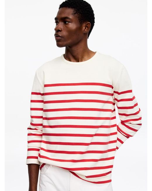 ARKET Red Long-Sleeve T-Shirt for men