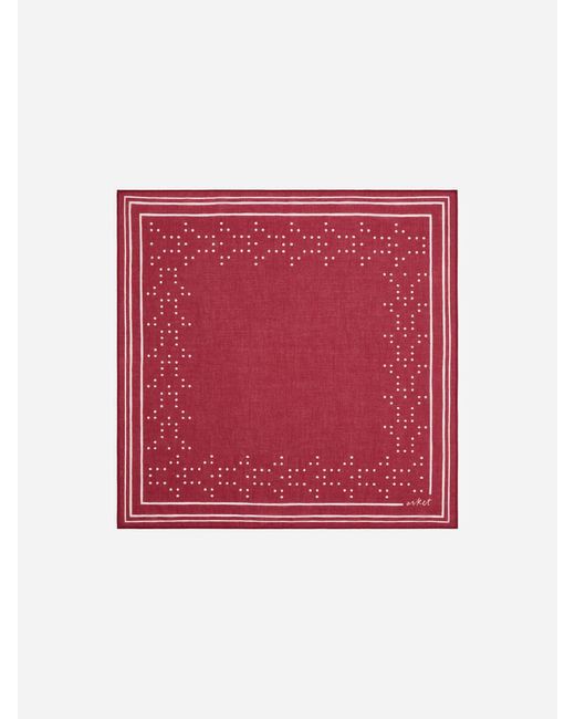 ARKET Blue Cotton Bandana for men