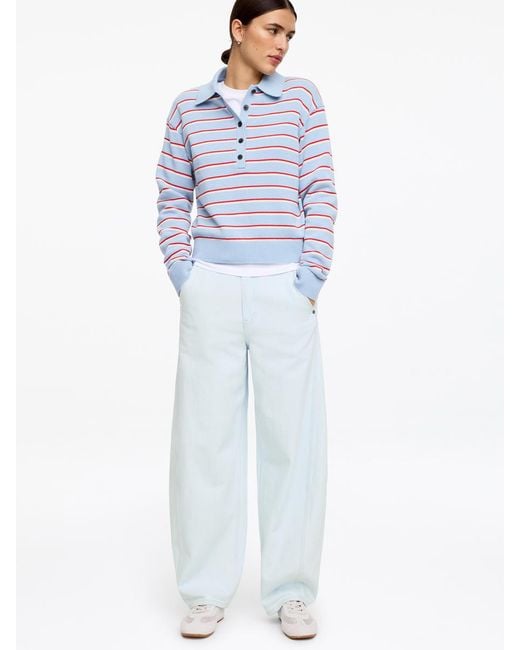 ARKET White Barrel-Leg Jeans