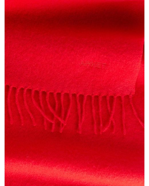 ARKET Wollschal in Red für Herren